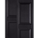 Standard Raised Panel Exterior Vinyl Shutters, 15" Wide