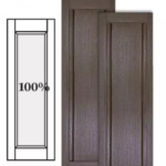 Custom Vinyl Classic Panel Shutters w/ Full Panel