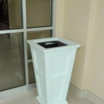 22"W x 22"D x 40"H Fairfield Tall Waste Bin